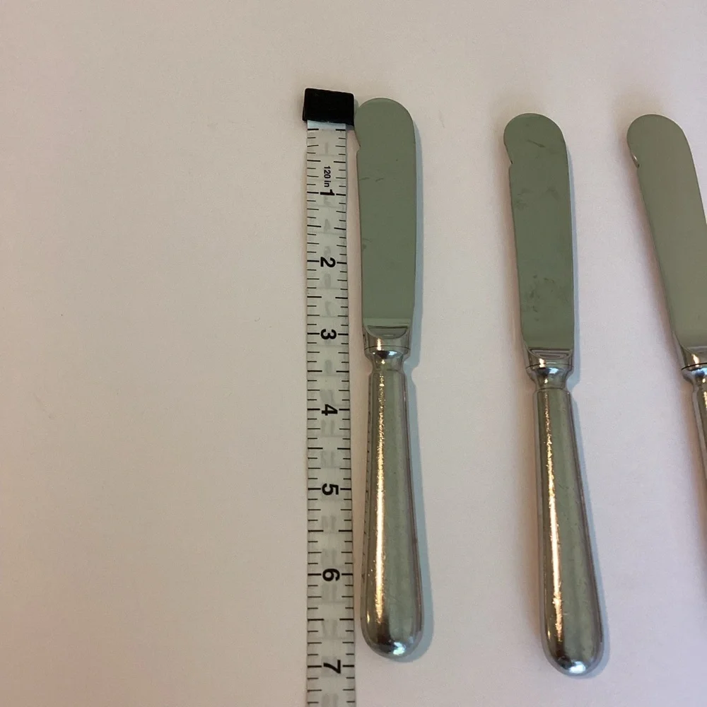 Christofle Hotel Knife Spreader Silverplated Set Of Five France Albi ?